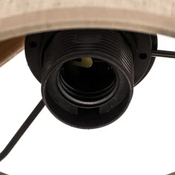 Væglampe Deva Nature, tekstil, træ