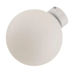 Væglampe Dione, vægbeslag hvid