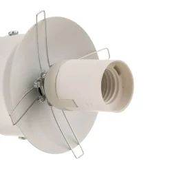 Væglampe Dione, vægbeslag hvid