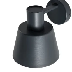 Væglampe Dunka, antracit 1 lyskilde, stål, højde 17 cm