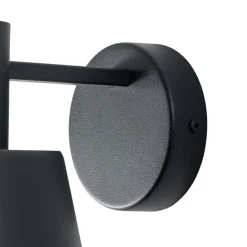 Væglampe Dunka, antracit 1 lyskilde, stål, højde 17 cm