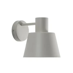 Væglampe Dunka, taupe, 1 lyskilde, stål, E27, højde 17 cm