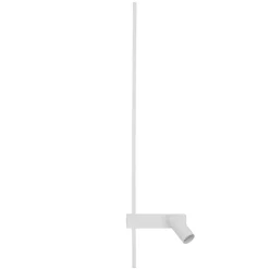 Væglampe EASY LEFT, hvid, bredde 80 cm, metal, GU10 + LED