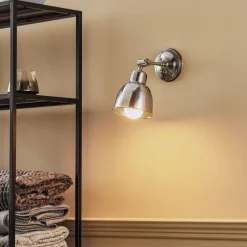 Væglampe Emoti, 1 lyskilde, krom