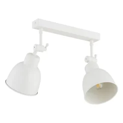 Væglampe Emoti, beige, 2 lyskilder, stål, længde 27 cm