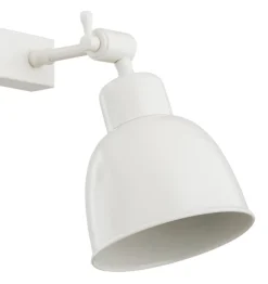 Væglampe Emoti, beige, 2 lyskilder, stål, længde 27 cm