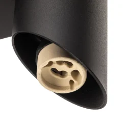 Væglampe Eye Cut, sort