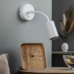 Væglampe Eye Flex S, hvid