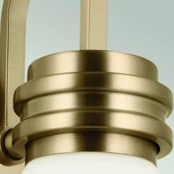 Væglampe Farum 1, bronzefarvet, stål, glas, G9