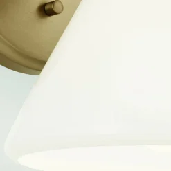 Væglampe Farum 1, bronzefarvet, stål, glas, G9