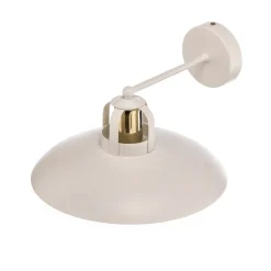 Væglampe Felix, hvid/guld