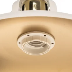 Væglampe Felix, hvid/guld