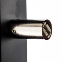 Væglampe Fold med buet skærm i sort