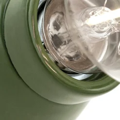 Væglampe Frost, grøn, keramik, E27