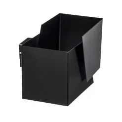 Væglampe Frost i kantet form, sort