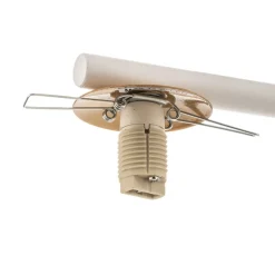 Væglampe Gama i hvid med glaskugle