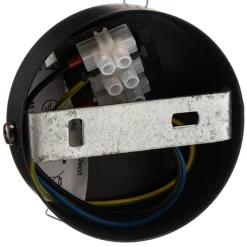 Væglampe Glassy, sort, ravfarvet, glas, E14, Ø 14 cm