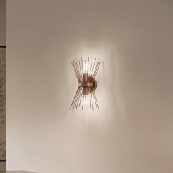 Væglampe GMN-000010 op/ned kobber