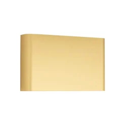 Væglampe Haga, guldfarvet, metal, 25 cm bred, G9