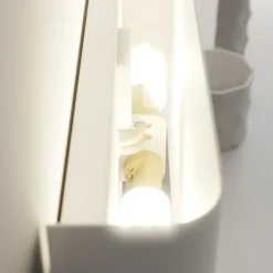 Væglampe Haga, hvid, metal, G9, op/ned, 25,5 cm bred