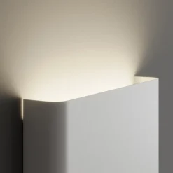 Væglampe Haga, hvid, metal, G9, op/ned, 25,5 cm bred