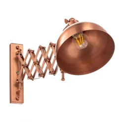 Væglampe HAP-9082-CPR med skærarme, kobber