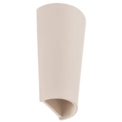 Væglampe Ice up and down i keramik i hvid