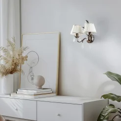 Væglampe Karen 2 lyskilder bronze