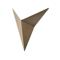 Væglampe Kus, guld, metal, højde 34 cm, G9