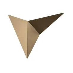 Væglampe Kus, guld, metal, højde 34 cm, G9