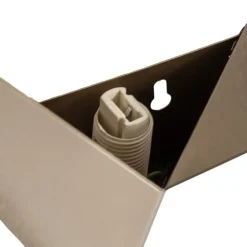 Væglampe Kus, guld, metal, højde 34 cm, G9