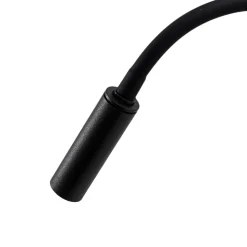 Væglampe Lagos, 45 cm, sort, læselampe, justerbar, G9