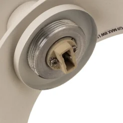 Væglampe Mado i stål, hvid, 1 lyskilde