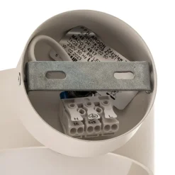 Væglampe Mado i stål, hvid, 1 lyskilde