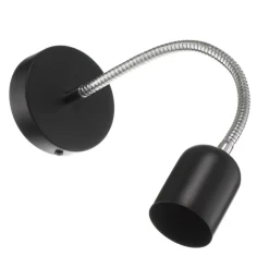 Væglampe Maxi med fleksibel arm, sort