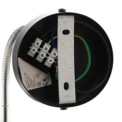 Væglampe Maxi med fleksibel arm, sort