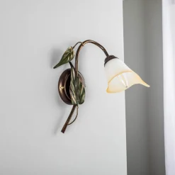 Væglampe Miranda 1 lyskilde, bronze