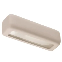 Væglampe Noris op/ned i hvid keramik