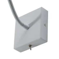 Væglampe Ojos, hvid, læselampe, justerbar, 33 cm, G9