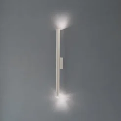 Væglampe Pastelo, beige, højde 20 cm, stål, 2 lyskilder.