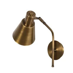 Væglampe Sivani MR-663, antik guld, metal, Ø 15 cm