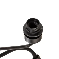 Væglampe Soho, konisk, læselampe sort/guld