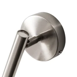 Væglampe Sopel, sølv, 1 lyskilde, stål, G9, højde 15 cm