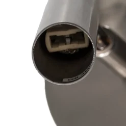 Væglampe Sopel, sølv, 1 lyskilde, stål, G9, højde 15 cm