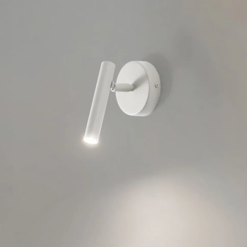 Væglampe Sopel, taupe, 1 lyskilde, stål, G9, højde 15 cm