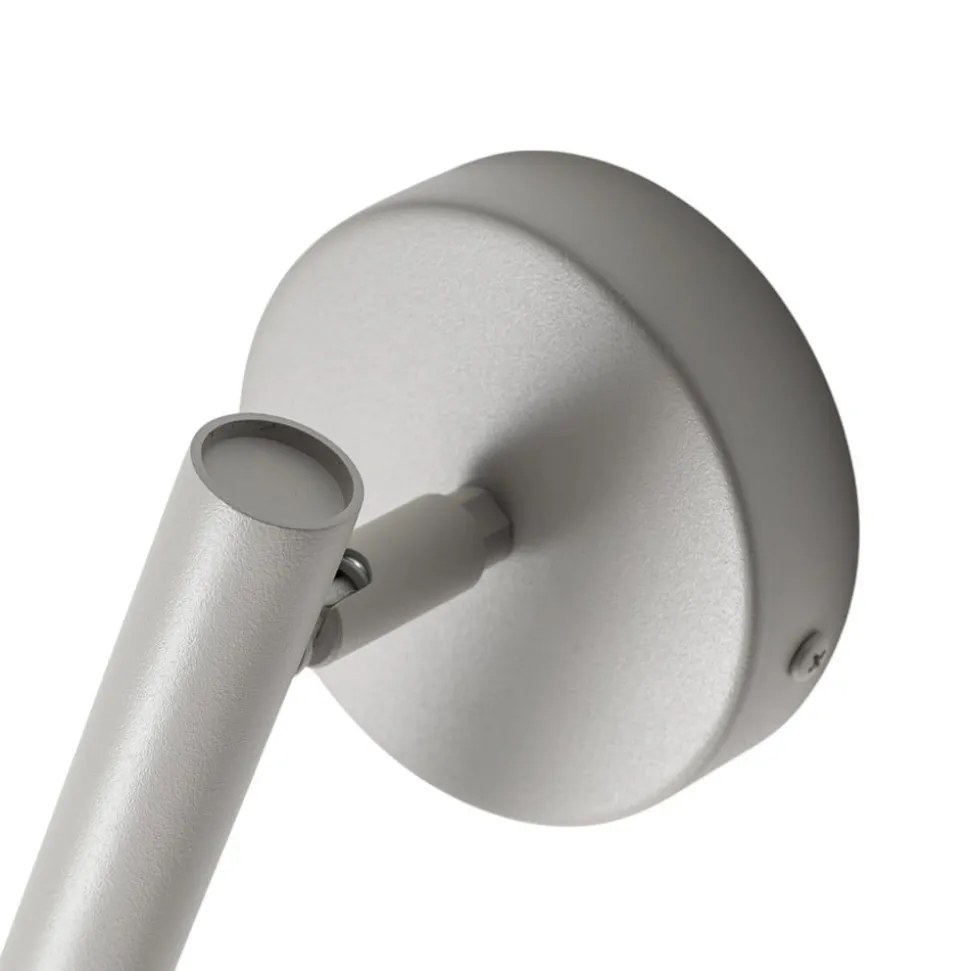 Væglampe Sopel, taupe, 1 lyskilde, stål, G9, højde 15 cm