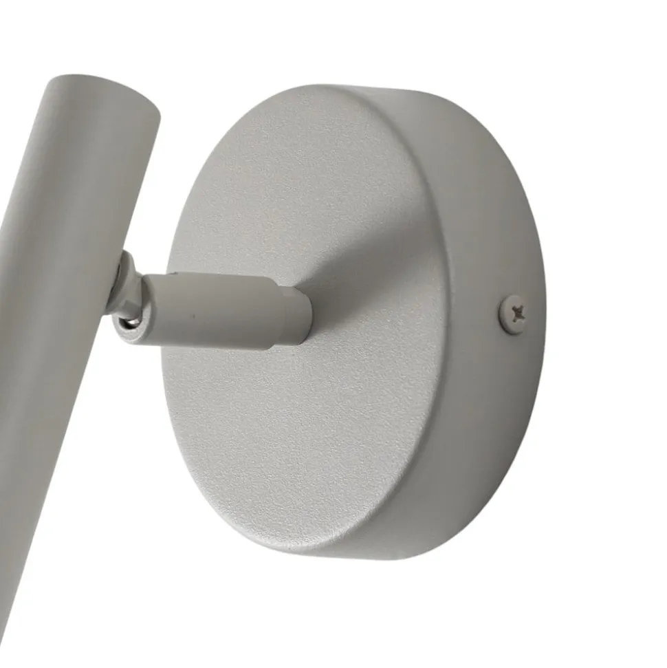 Væglampe Sopel, taupe, 1 lyskilde, stål, G9, højde 15 cm