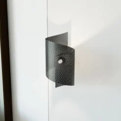 Væglampe Spiral, sort, metal, G9, 29 cm høj