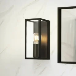 Væglampe til badeværelse Amezola, 1 lyskilde, sort