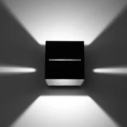 Væglampe Top up/down, sort krop